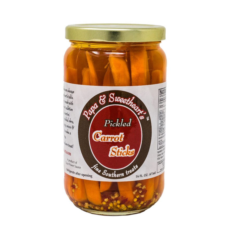 Papa & Sweetheart's Pickled Carrot Sticks – Cajun Power